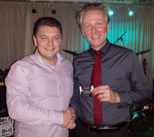 Magician Darren Brand with Paul Hayes